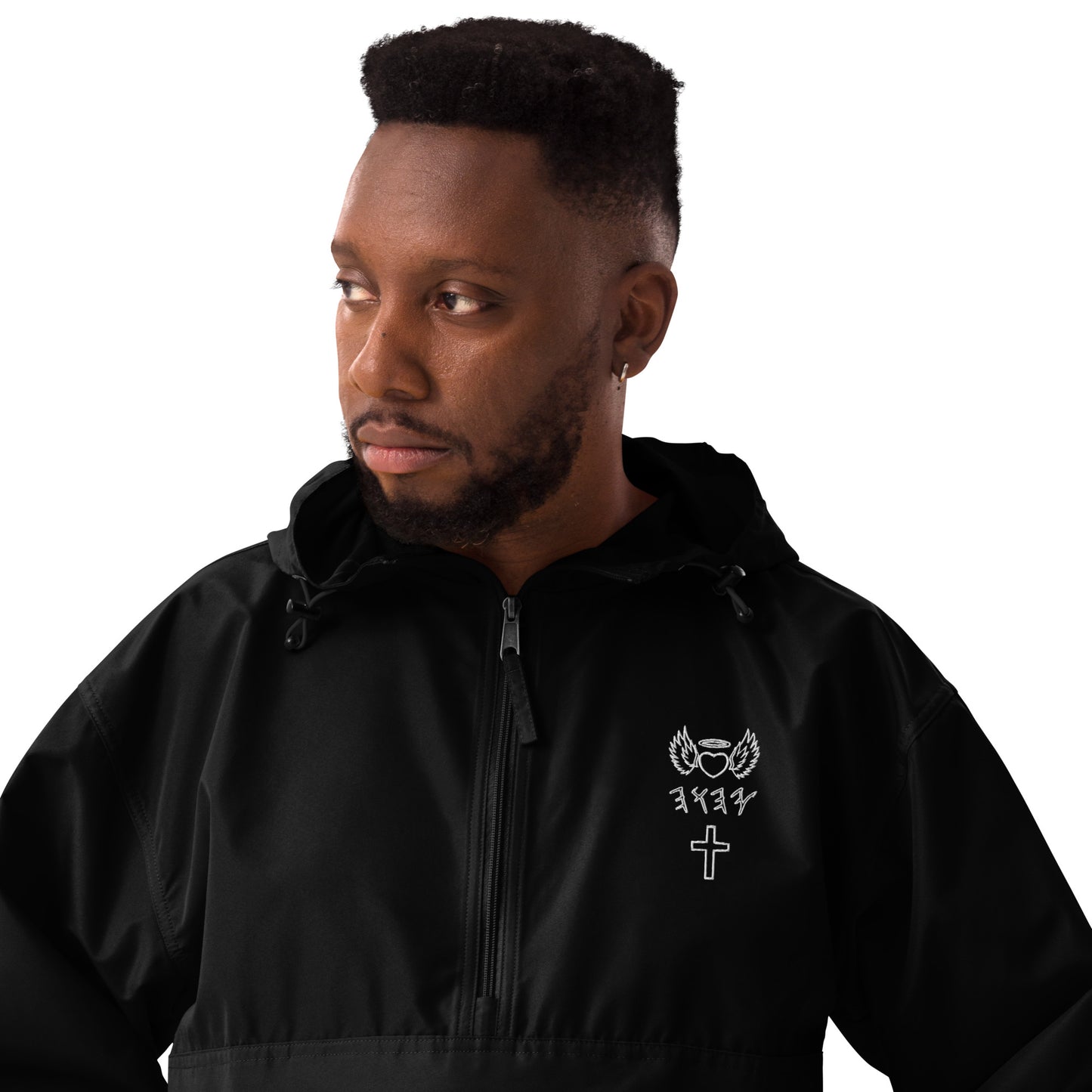 YAHUAH’s Temple J Embroidered Champion Packable Jacket
