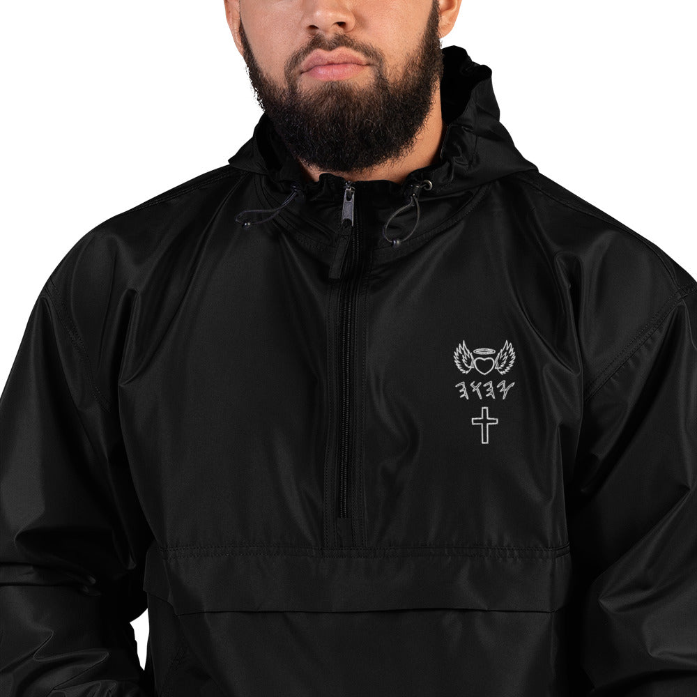 YAHUAH’s Temple J Embroidered Champion Packable Jacket