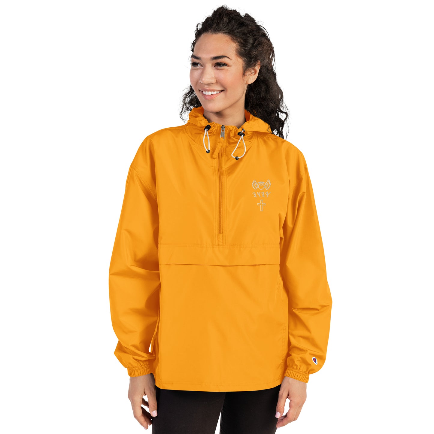 YAHUAH’s Temple J Embroidered Champion Packable Jacket