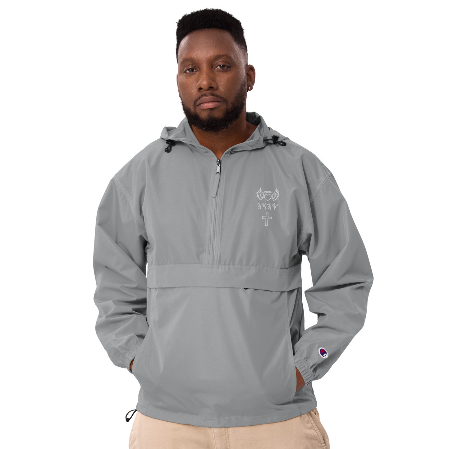 YAHUAH’s Temple J Embroidered Champion Packable Jacket