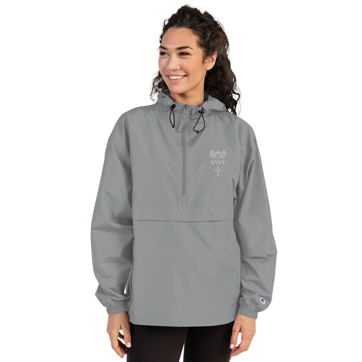 YAHUAH’s Temple J Embroidered Champion Packable Jacket