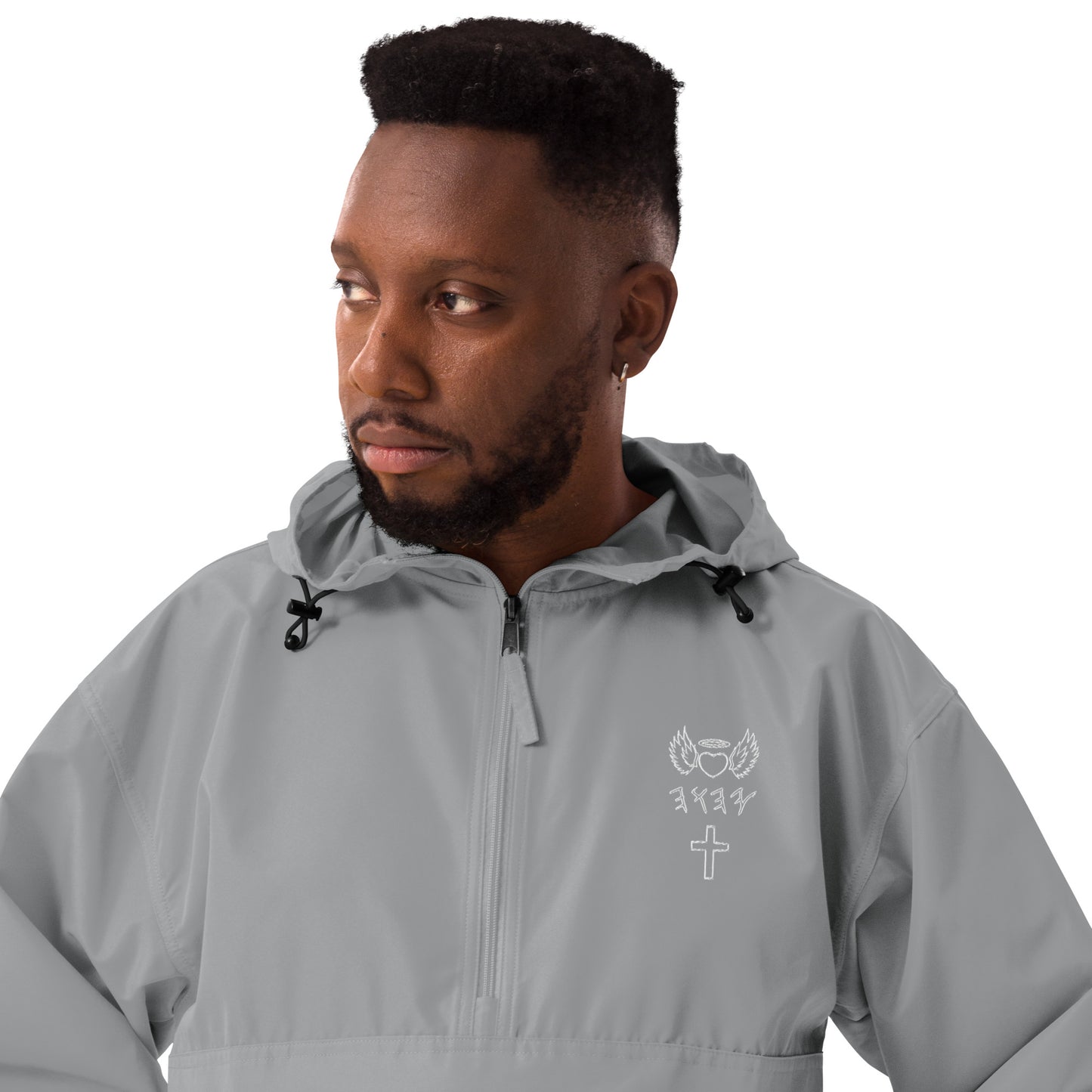 YAHUAH’s Temple J Embroidered Champion Packable Jacket