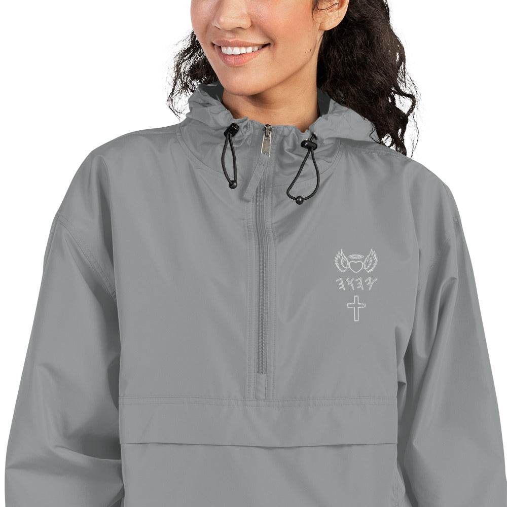 YAHUAH’s Temple J Embroidered Champion Packable Jacket