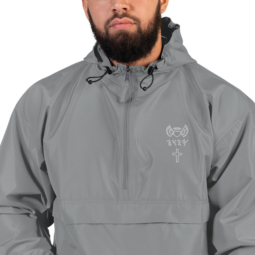 YAHUAH’s Temple J Embroidered Champion Packable Jacket