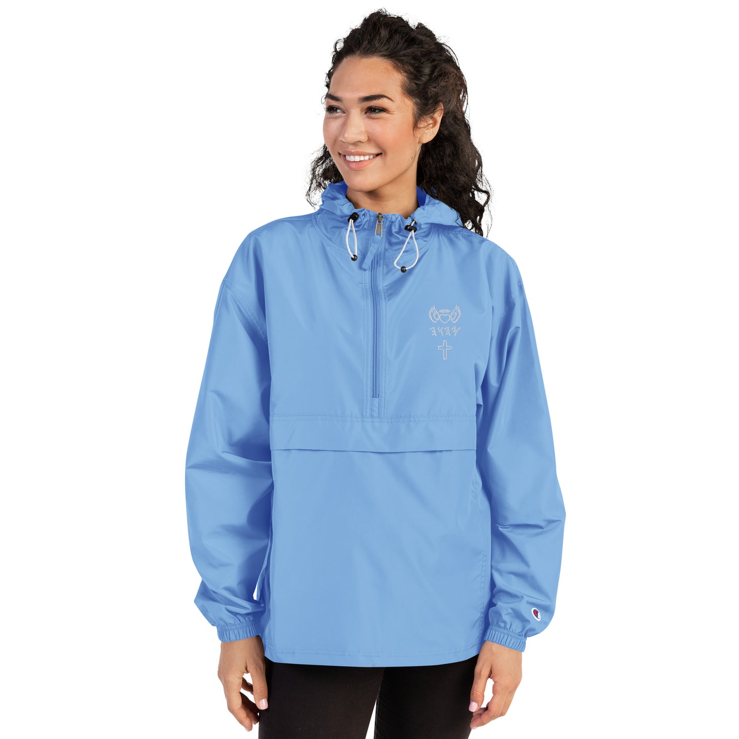 YAHUAH’s Temple J Embroidered Champion Packable Jacket