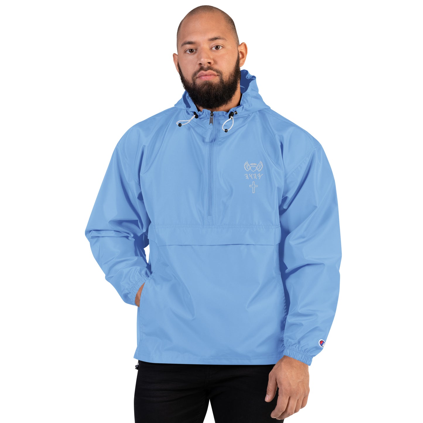 YAHUAH’s Temple J Embroidered Champion Packable Jacket