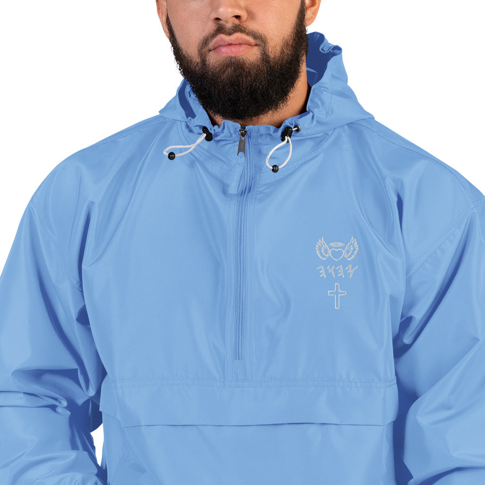 YAHUAH’s Temple J Embroidered Champion Packable Jacket