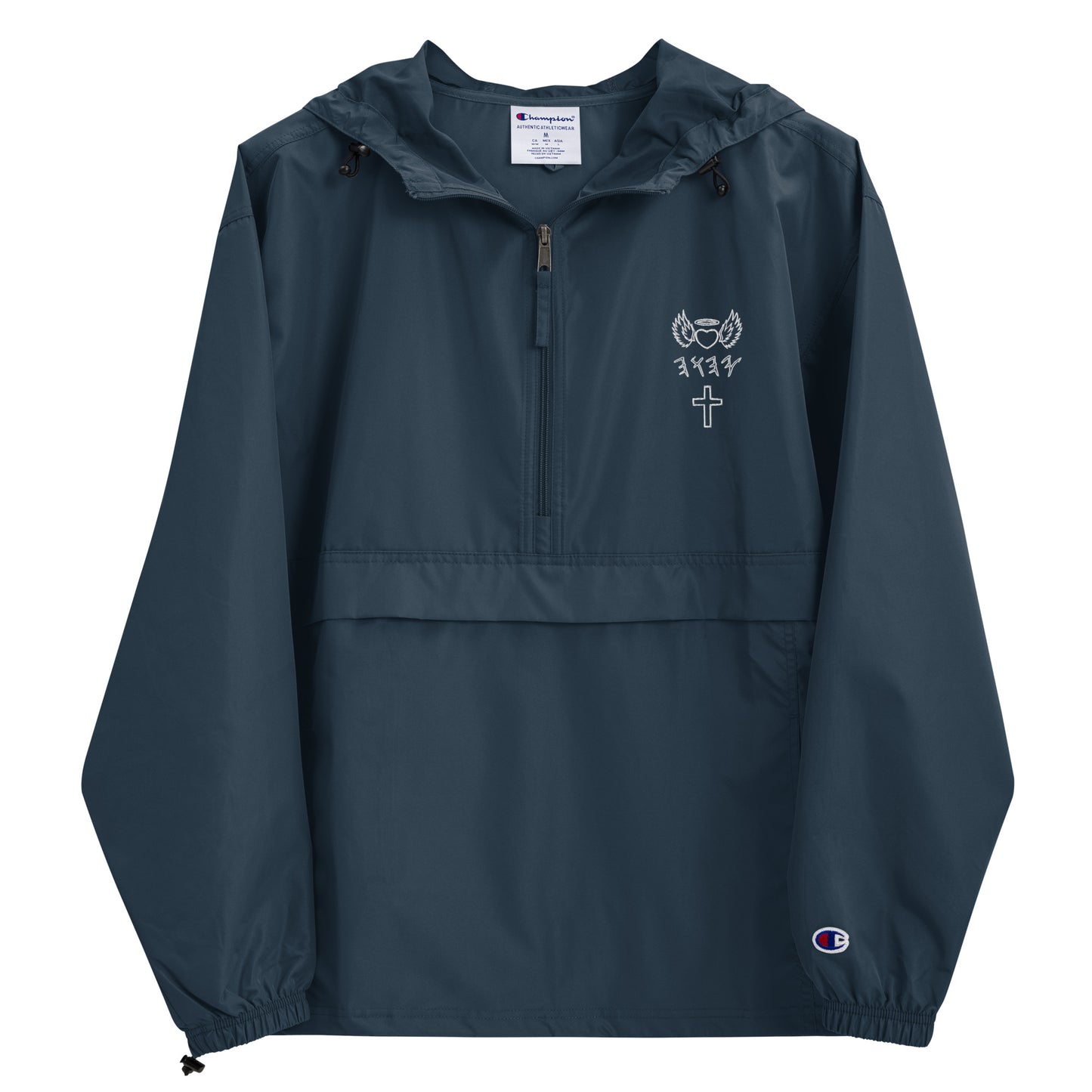 YAHUAH’s Temple J Embroidered Champion Packable Jacket