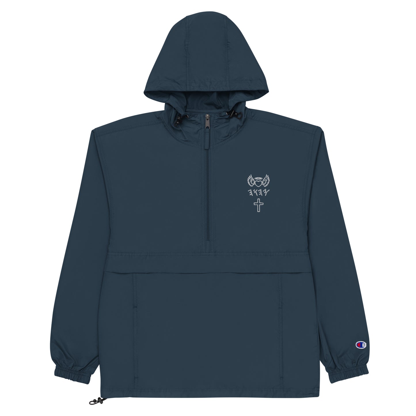YAHUAH’s Temple J Embroidered Champion Packable Jacket