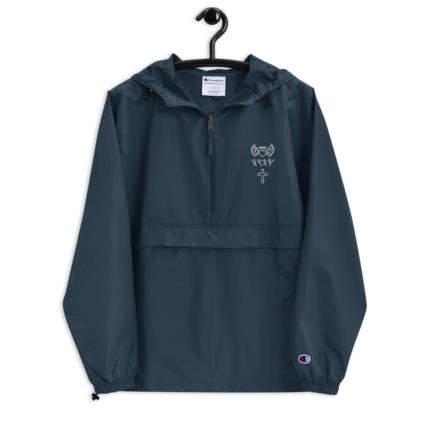 YAHUAH’s Temple J Embroidered Champion Packable Jacket