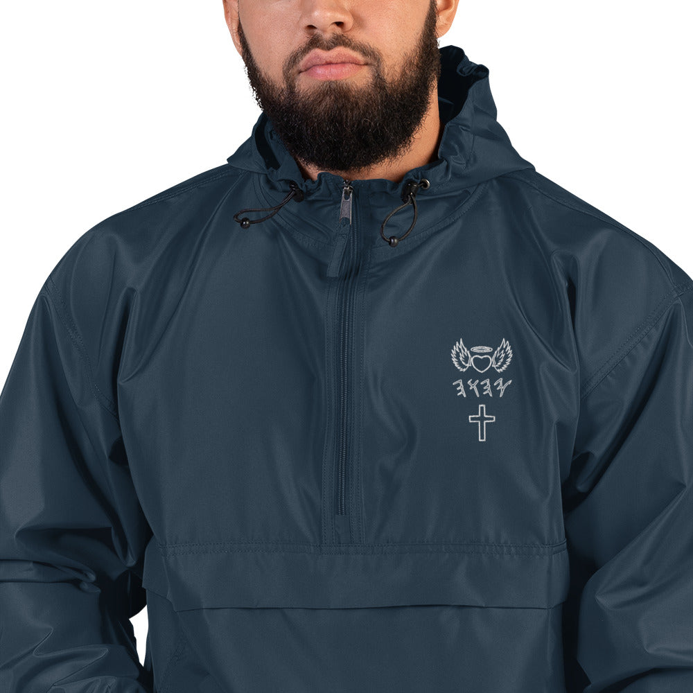 YAHUAH’s Temple J Embroidered Champion Packable Jacket