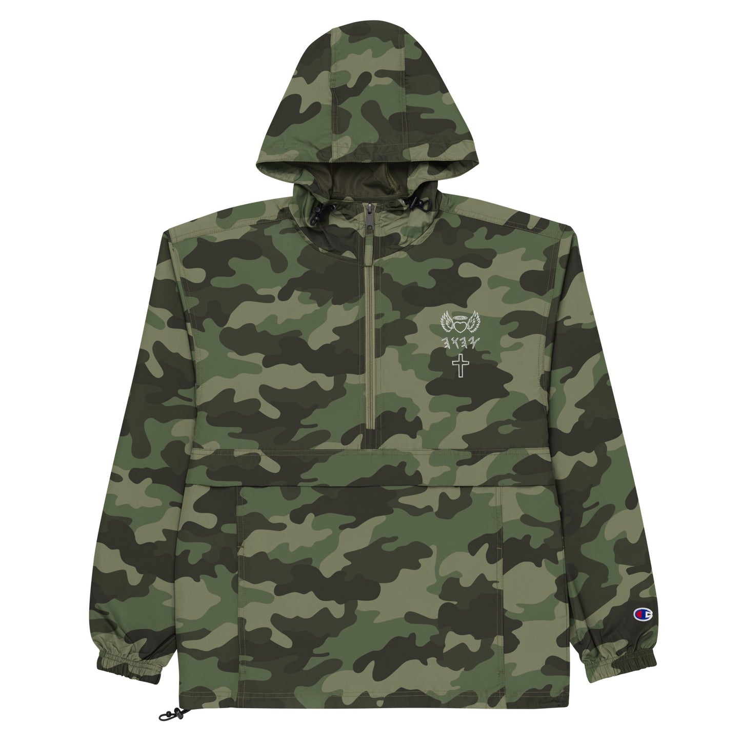 YAHUAH’s Temple J Embroidered Champion Packable Jacket