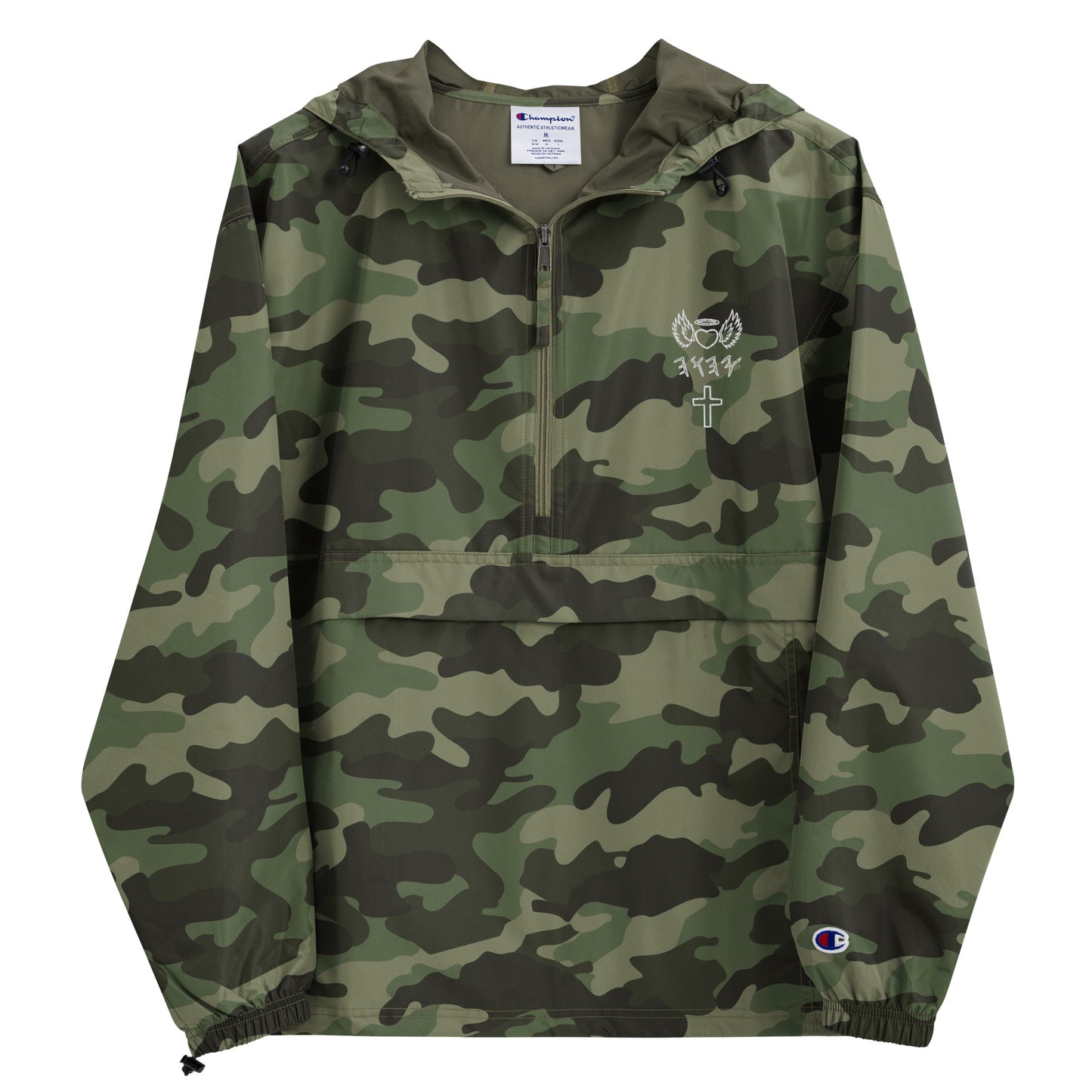 YAHUAH’s Temple J Embroidered Champion Packable Jacket