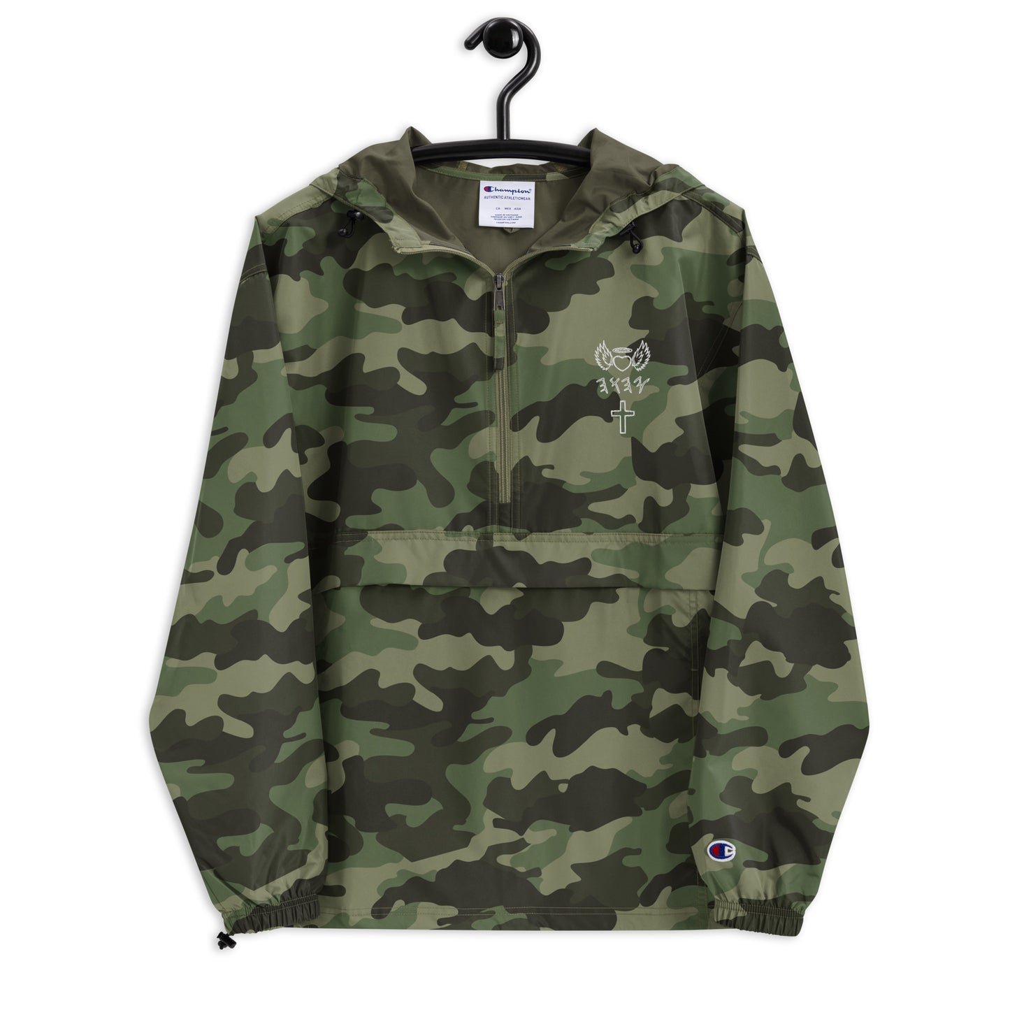 YAHUAH’s Temple J Embroidered Champion Packable Jacket