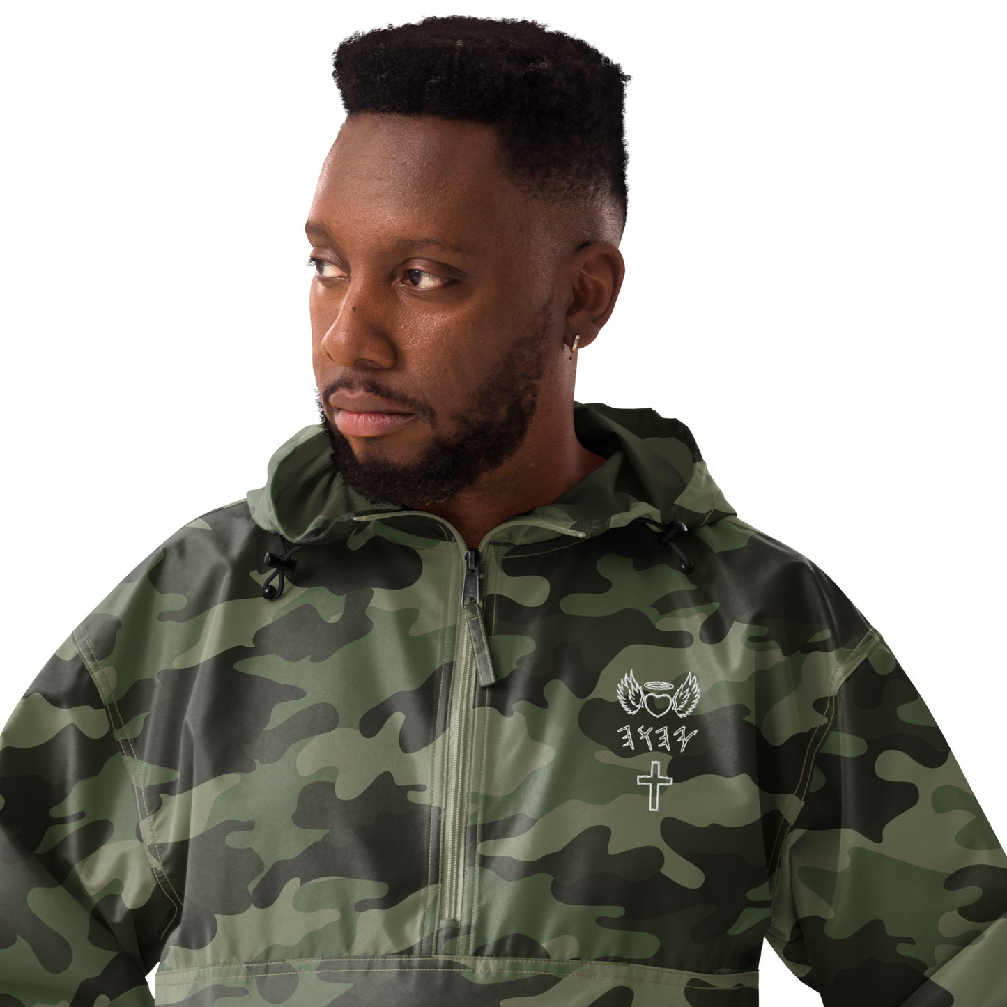 YAHUAH’s Temple J Embroidered Champion Packable Jacket