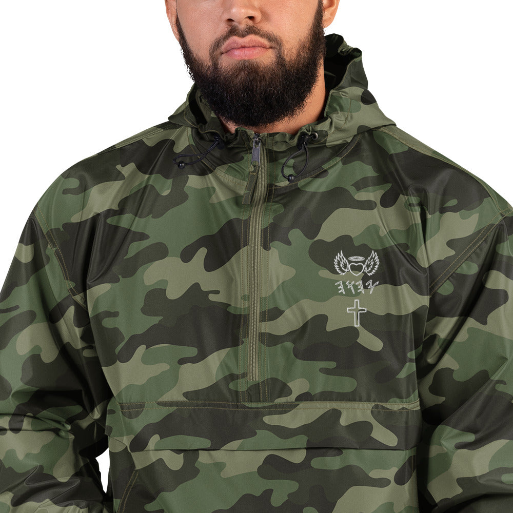 YAHUAH’s Temple J Embroidered Champion Packable Jacket