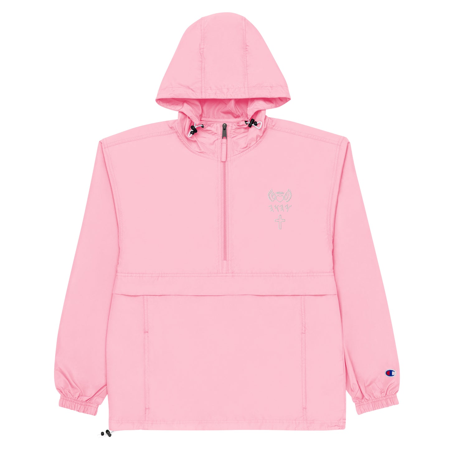 YAHUAH’s Temple J Embroidered Champion Packable Jacket