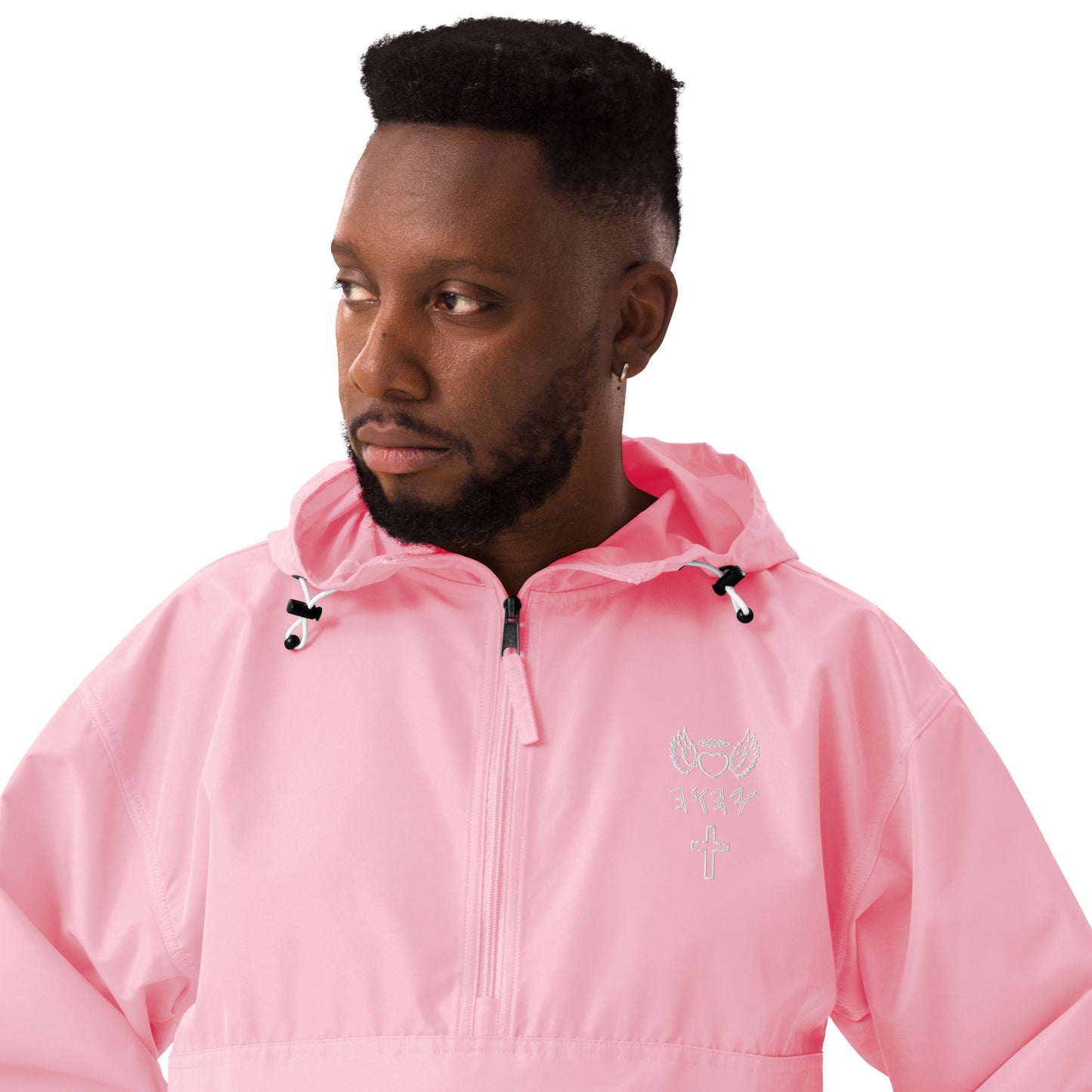 YAHUAH’s Temple J Embroidered Champion Packable Jacket