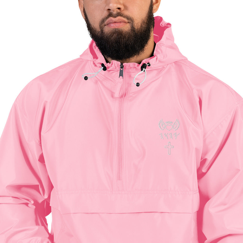 YAHUAH’s Temple J Embroidered Champion Packable Jacket