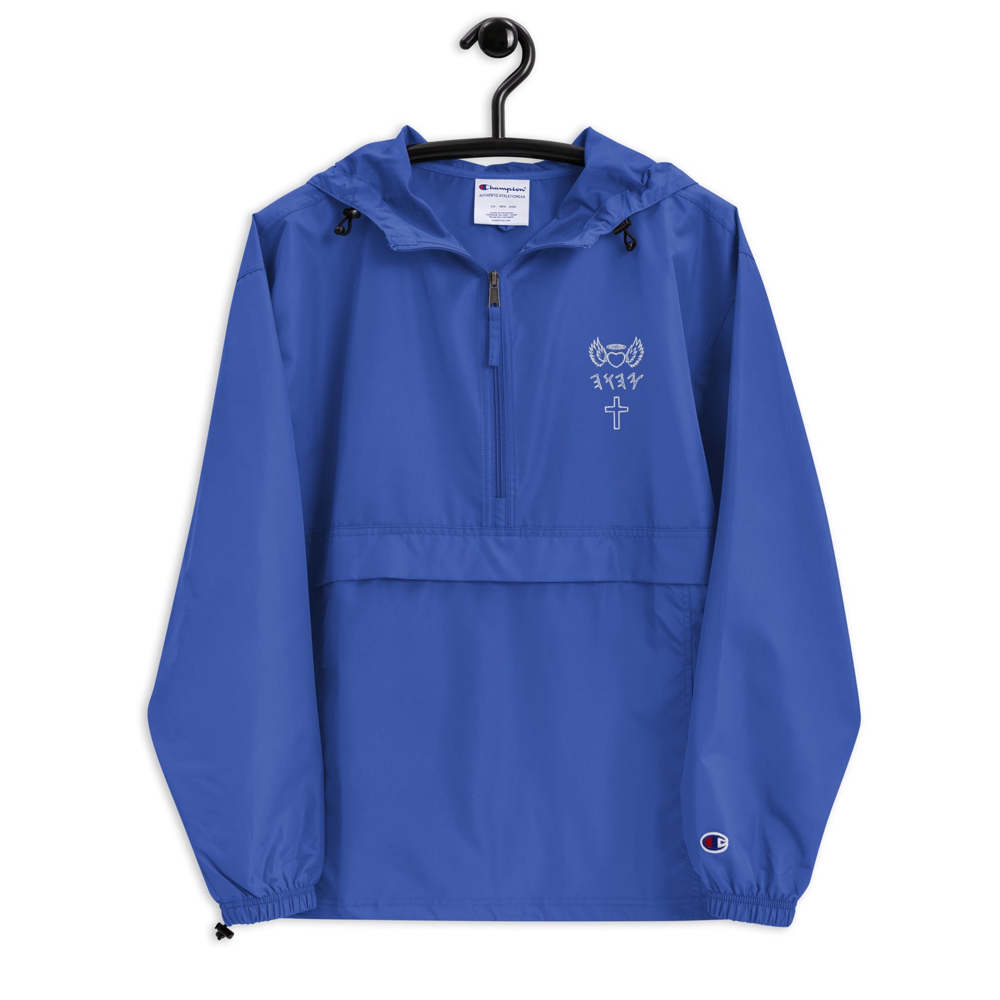 YAHUAH’s Temple J Embroidered Champion Packable Jacket