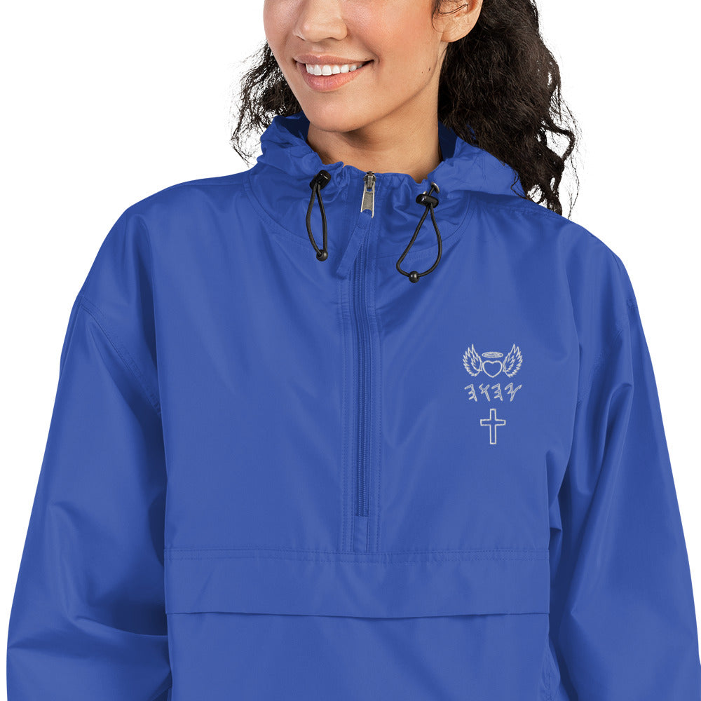 YAHUAH’s Temple J Embroidered Champion Packable Jacket