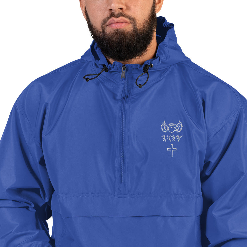 YAHUAH’s Temple J Embroidered Champion Packable Jacket