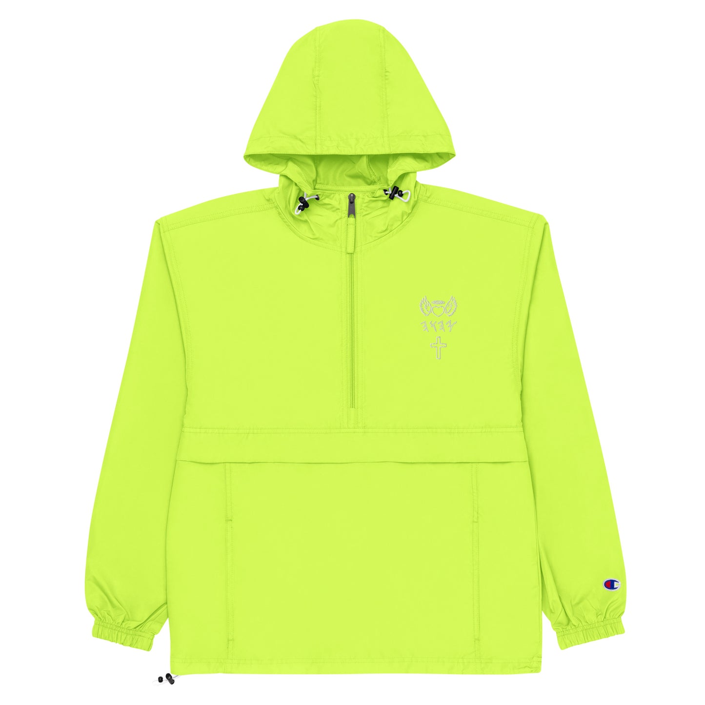 YAHUAH’s Temple J Embroidered Champion Packable Jacket