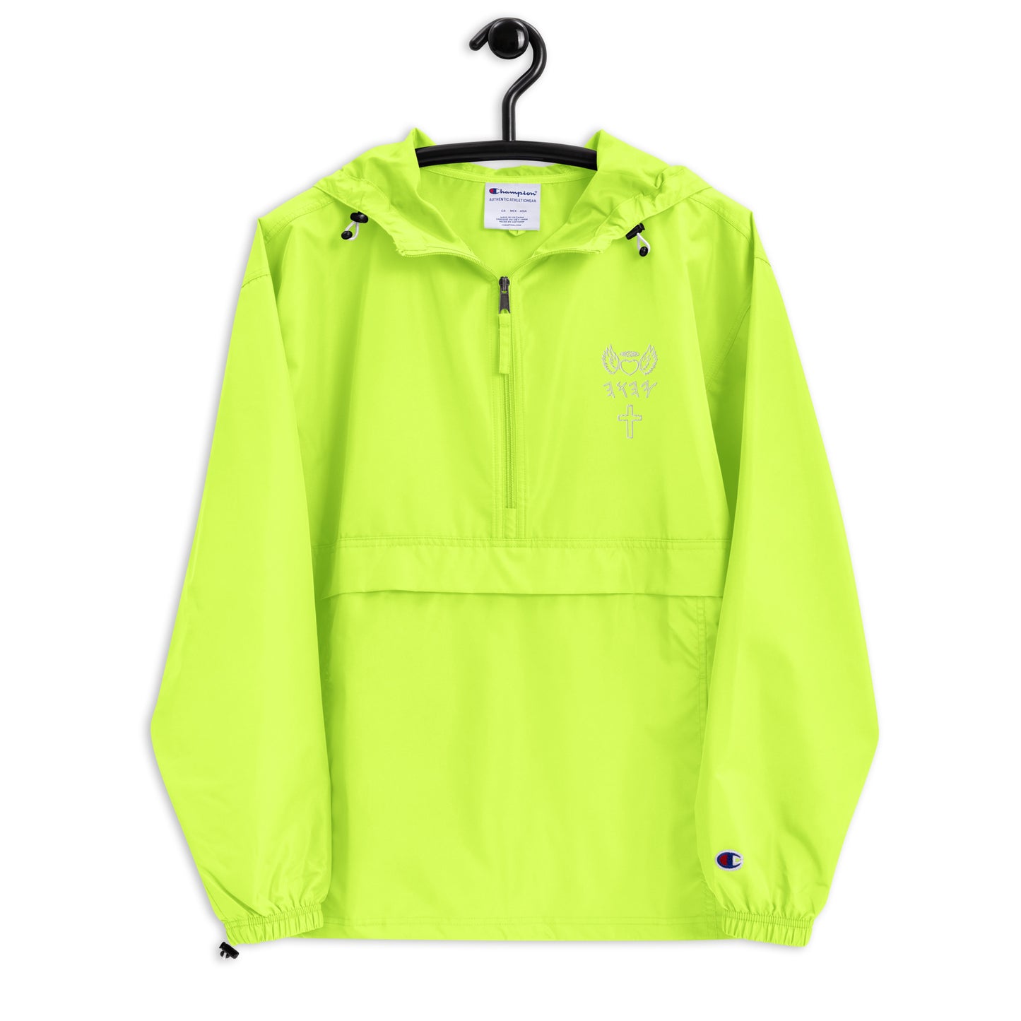 YAHUAH’s Temple J Embroidered Champion Packable Jacket