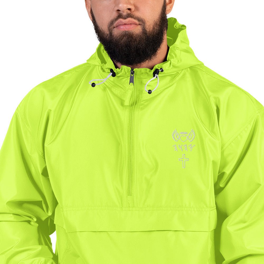 YAHUAH’s Temple J Embroidered Champion Packable Jacket