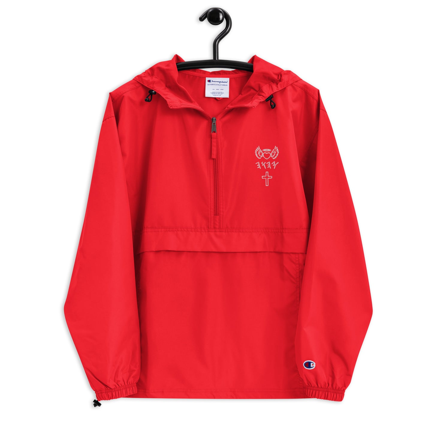 YAHUAH’s Temple J Embroidered Champion Packable Jacket