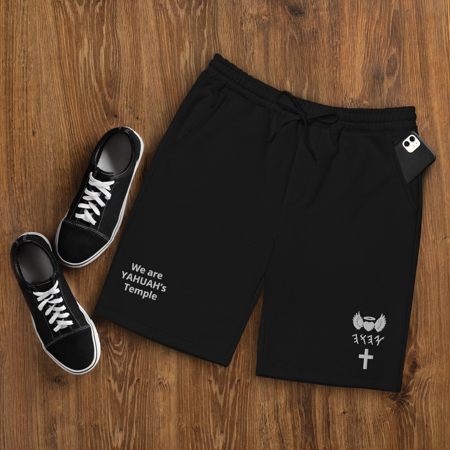 YAHUAH’s Temple P S Men's fleece shorts