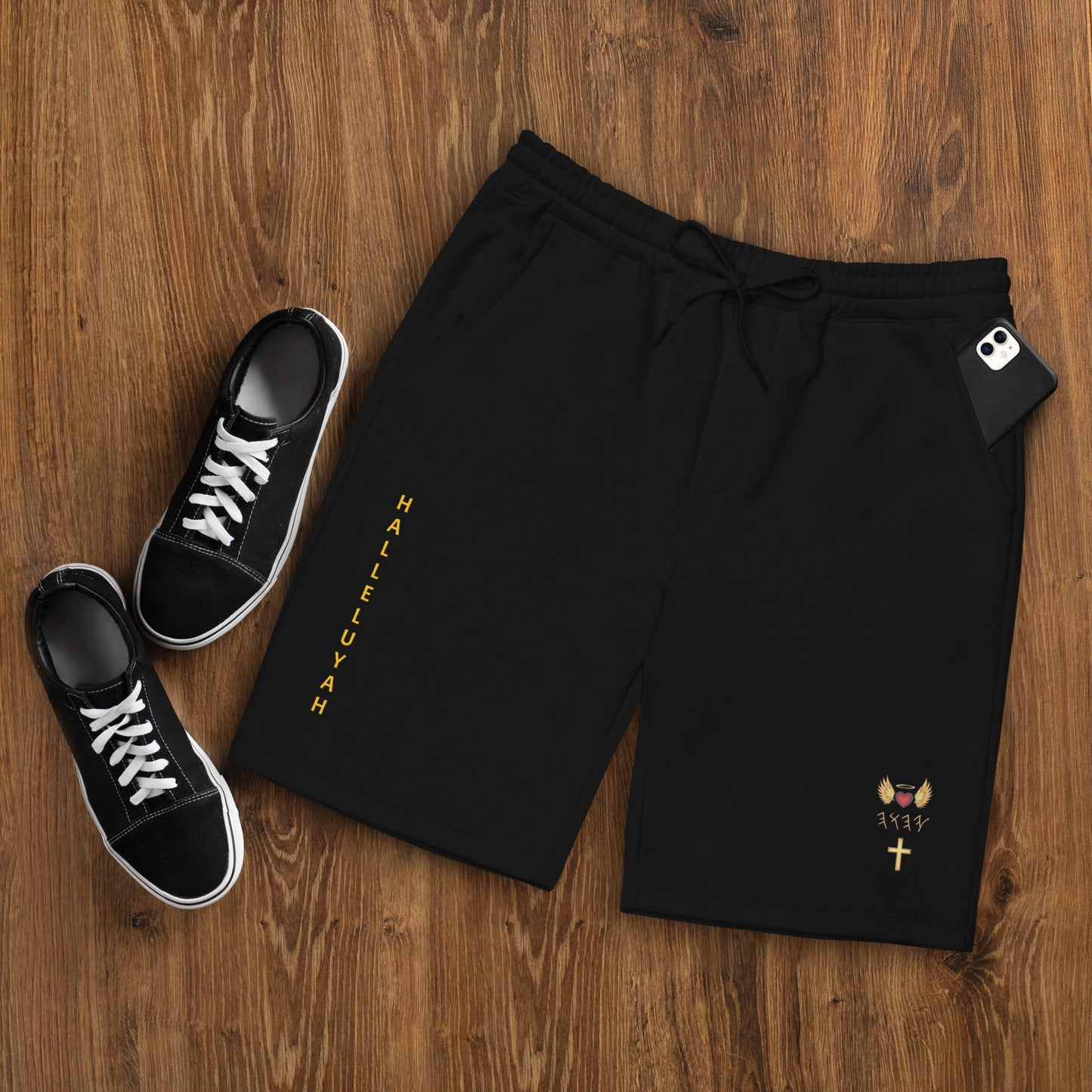 YAHUAH’s Temple P S Men's fleece shorts