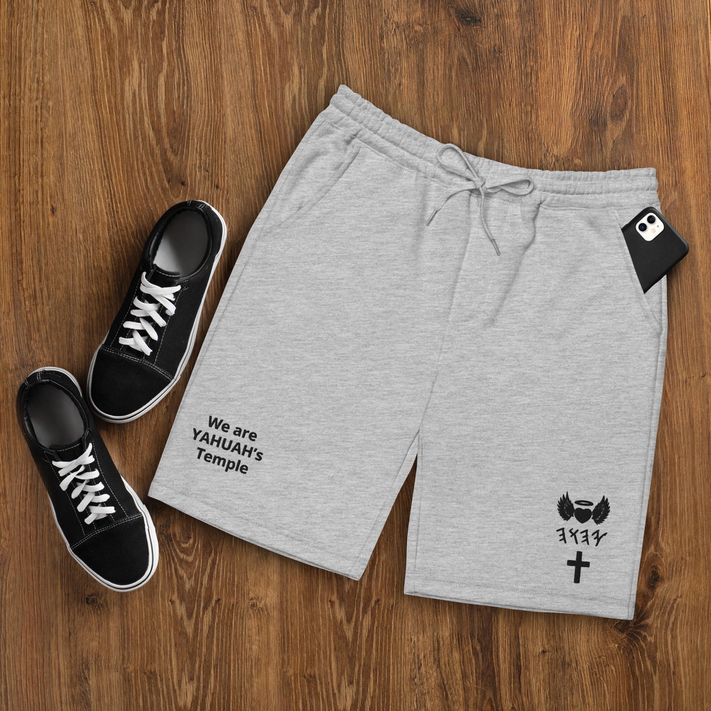 YAHUAH’s Temple P S Men's fleece shorts