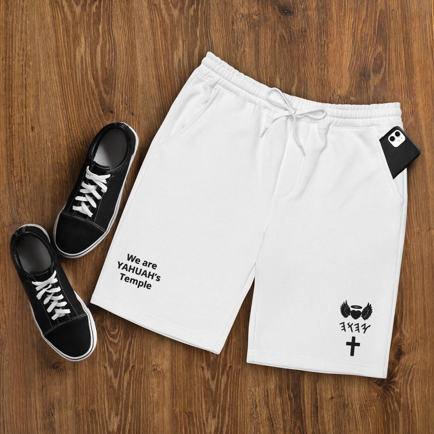 YAHUAH’s Temple P S Men's fleece shorts