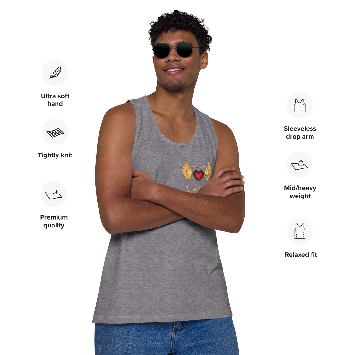 YAHUAH’s Temple S Men’s premium tank top