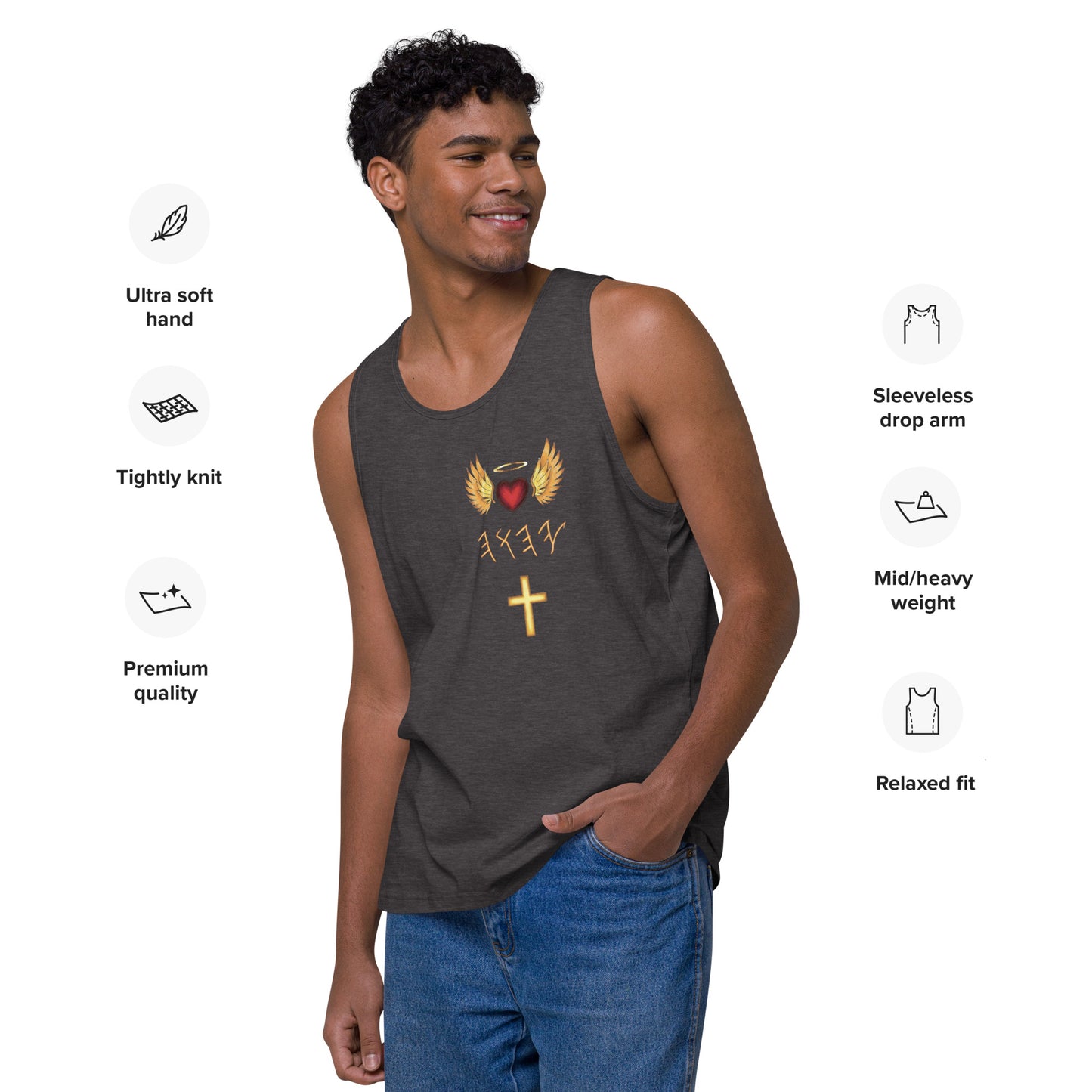 YAHUAH’s Temple S Men’s premium tank top