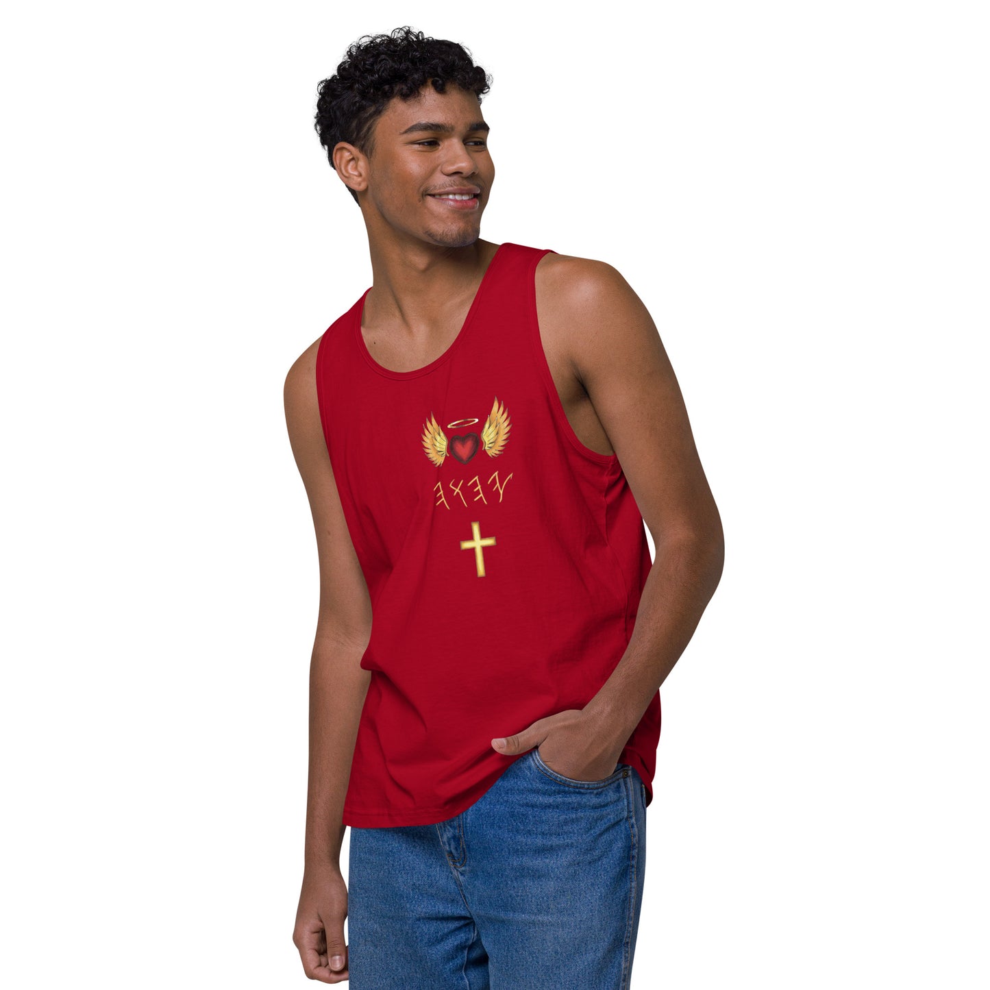 YAHUAH’s Temple S Men’s premium tank top