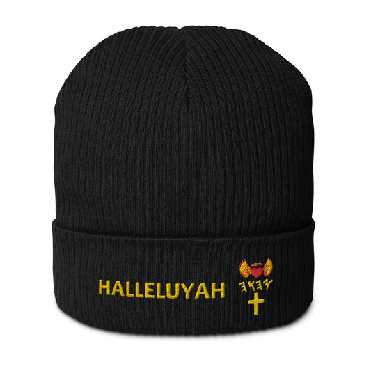 YAHUAH’s Temple H Organic ribbed beanie