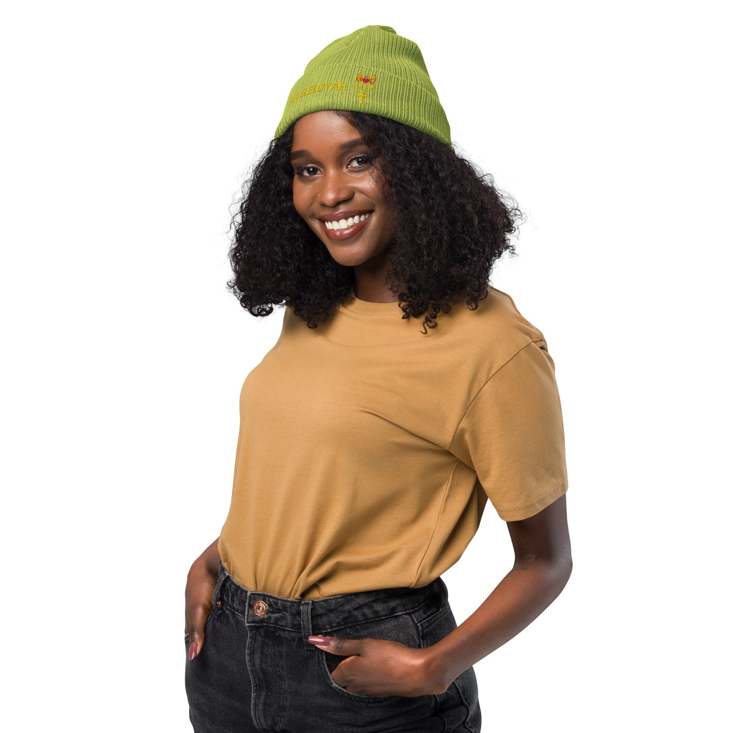 YAHUAH’s Temple H Organic ribbed beanie