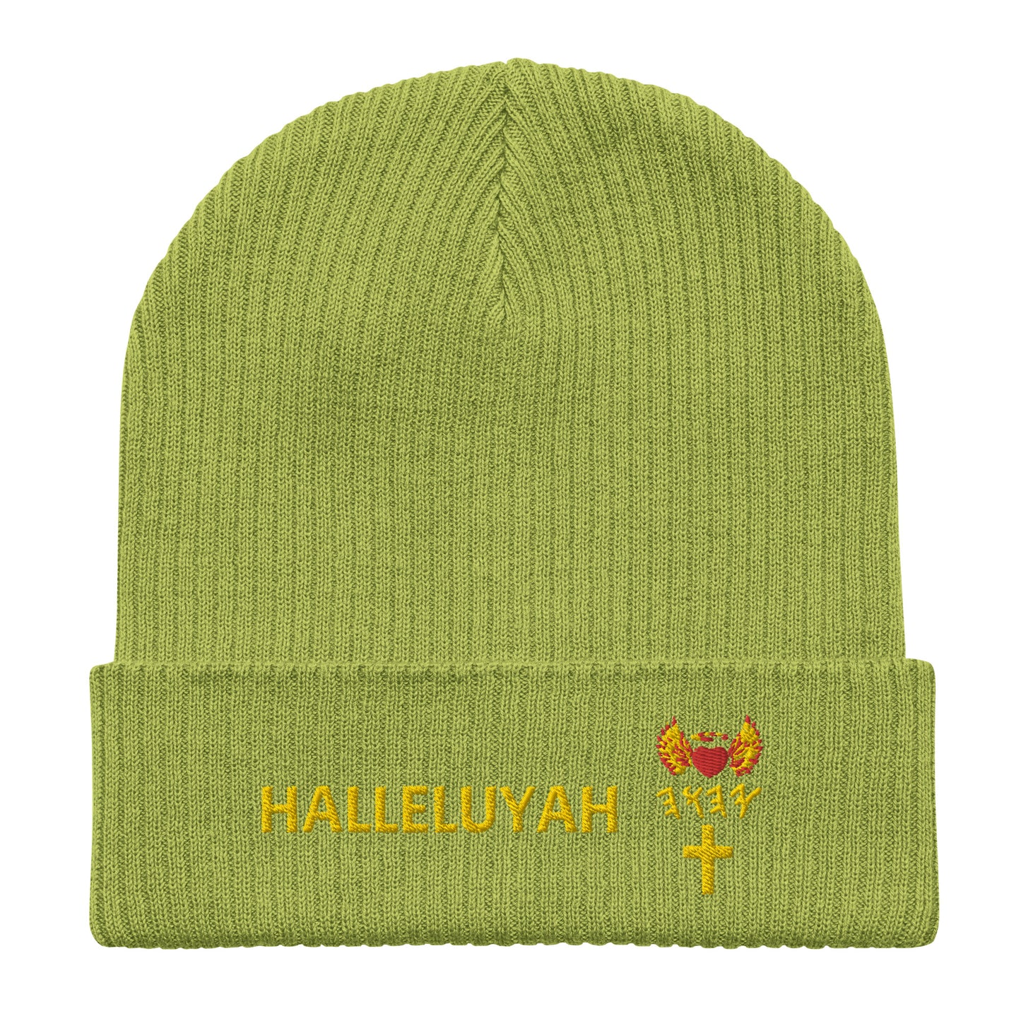 YAHUAH’s Temple H Organic ribbed beanie