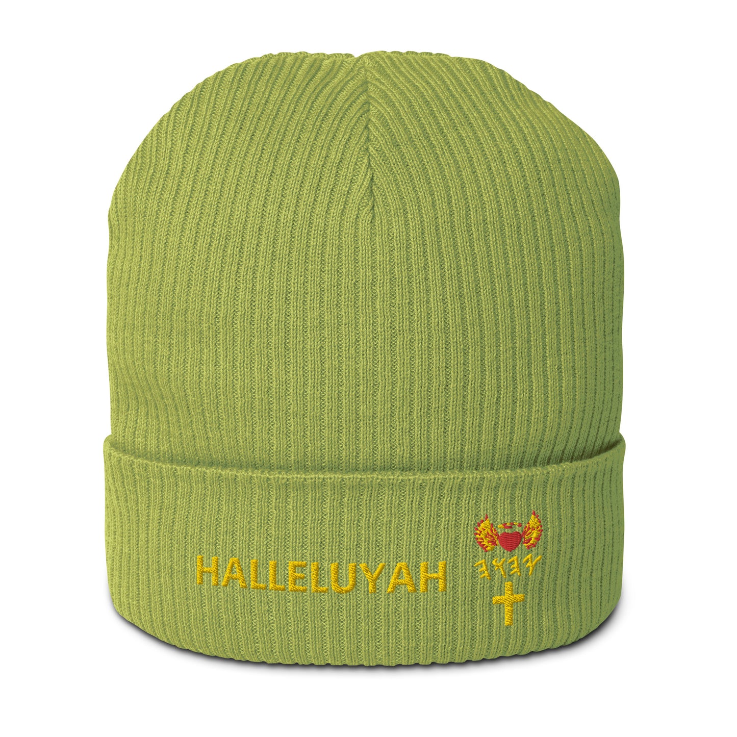 YAHUAH’s Temple H Organic ribbed beanie