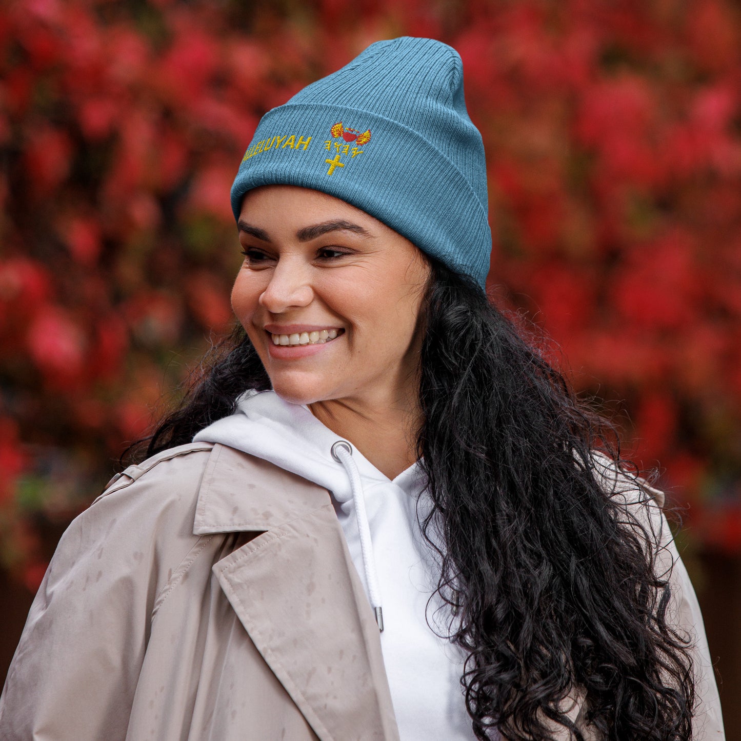 YAHUAH’s Temple H Organic ribbed beanie
