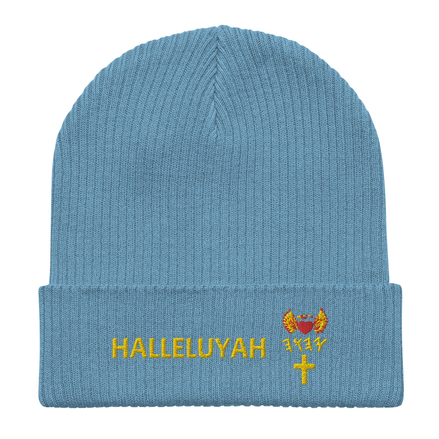 YAHUAH’s Temple H Organic ribbed beanie