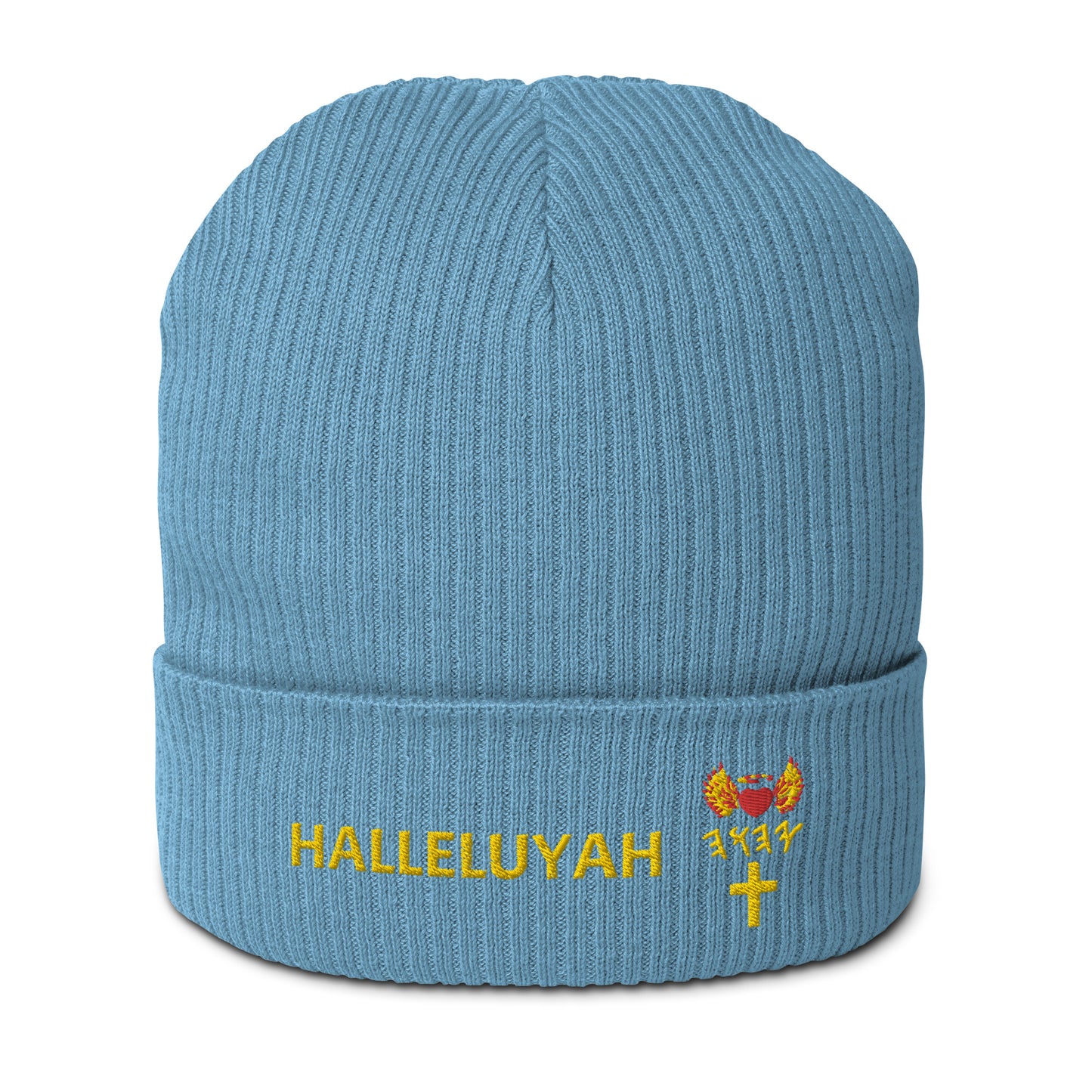 YAHUAH’s Temple H Organic ribbed beanie