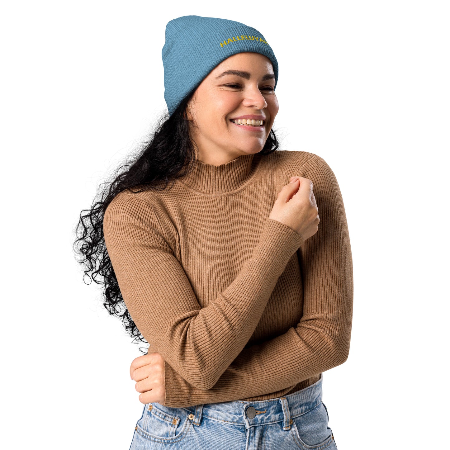 YAHUAH’s Temple H Organic ribbed beanie