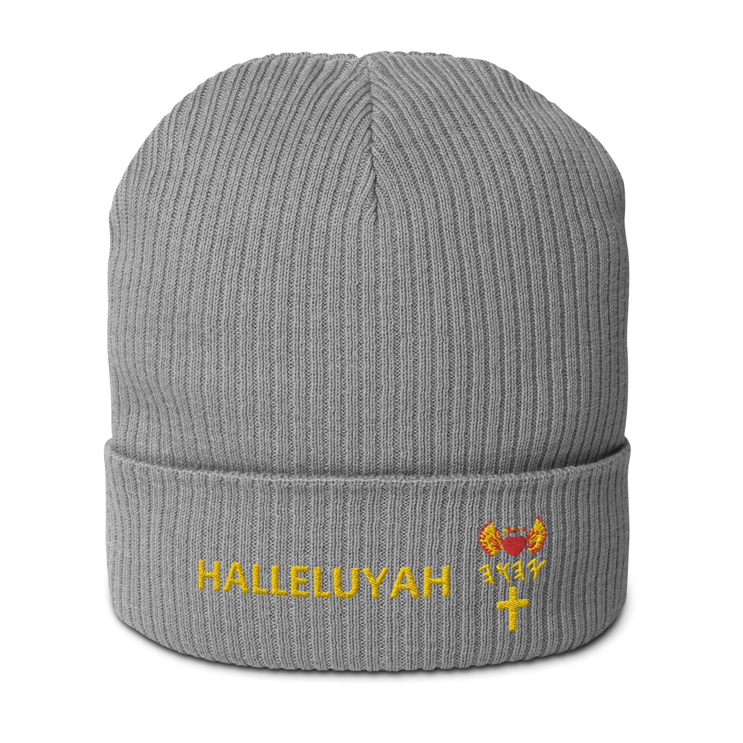 YAHUAH’s Temple H Organic ribbed beanie