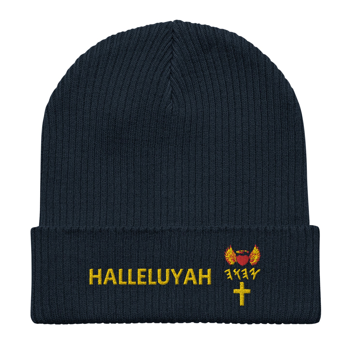 YAHUAH’s Temple H Organic ribbed beanie