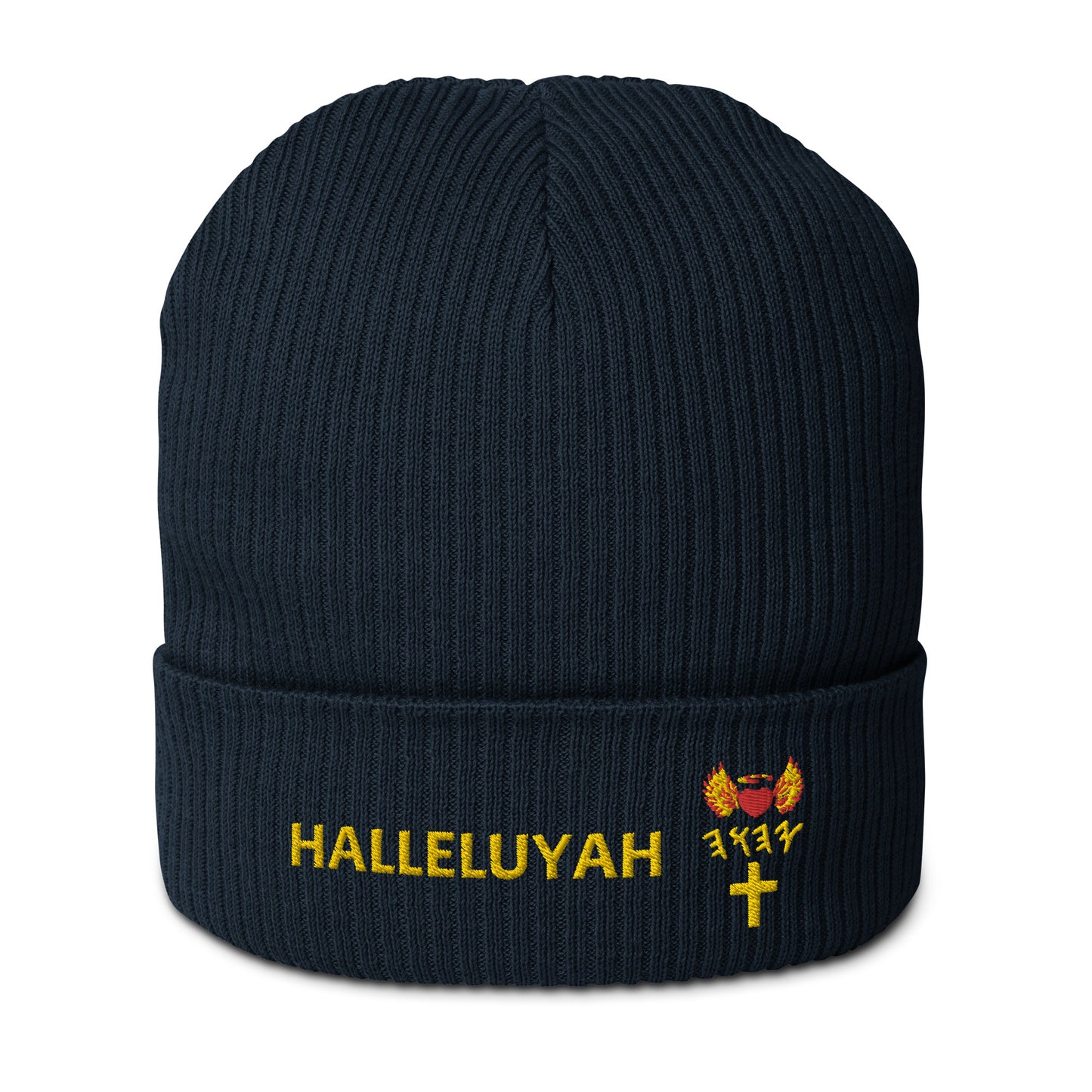 YAHUAH’s Temple H Organic ribbed beanie