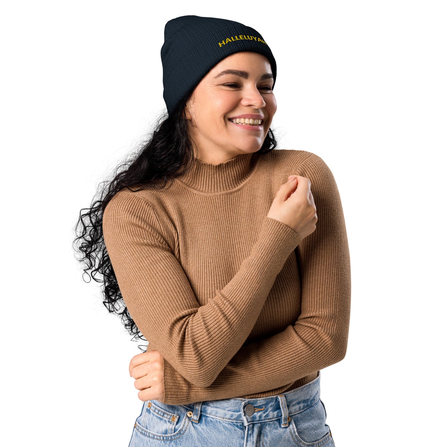 YAHUAH’s Temple H Organic ribbed beanie