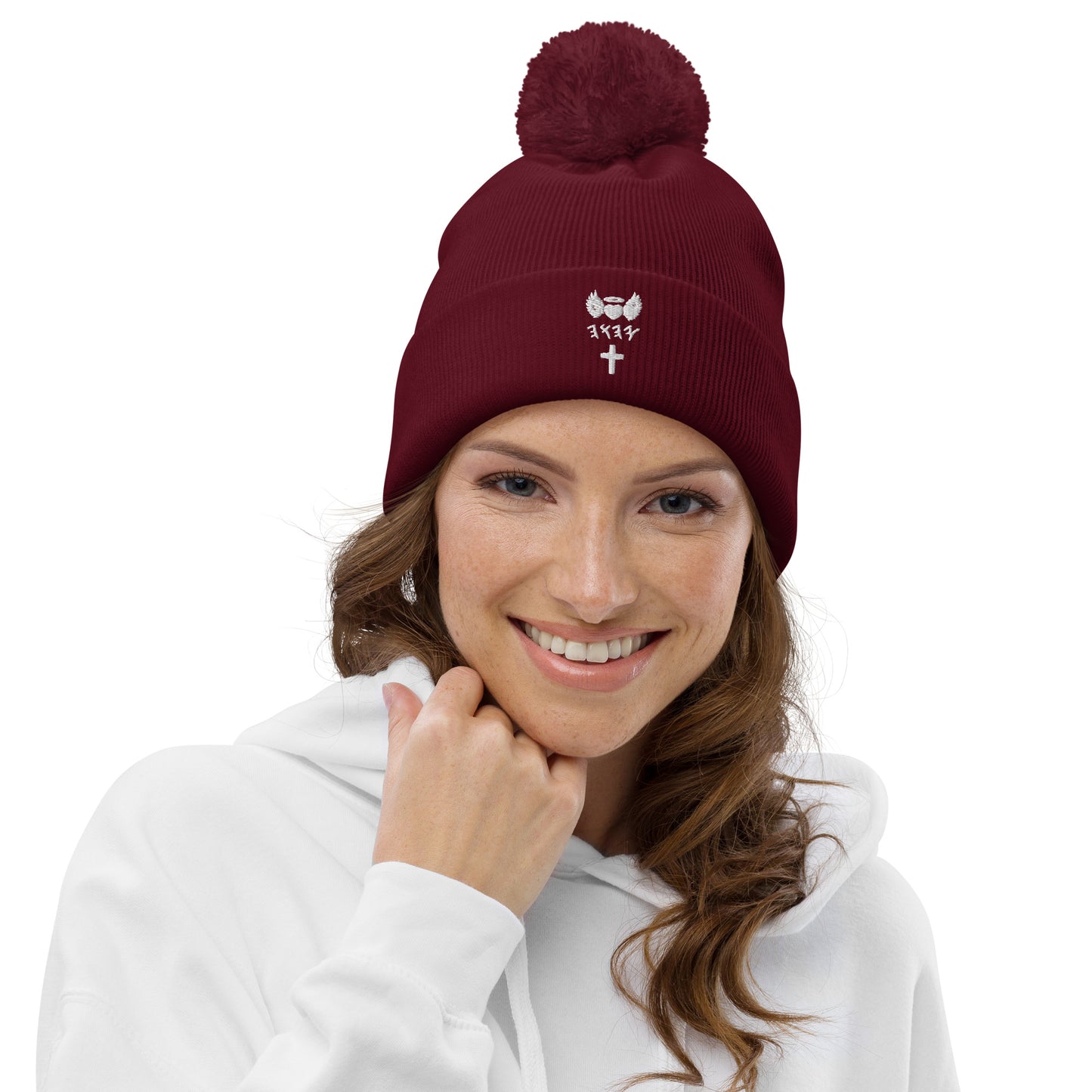 YAHUAH’s Temple H Pom pom beanie
